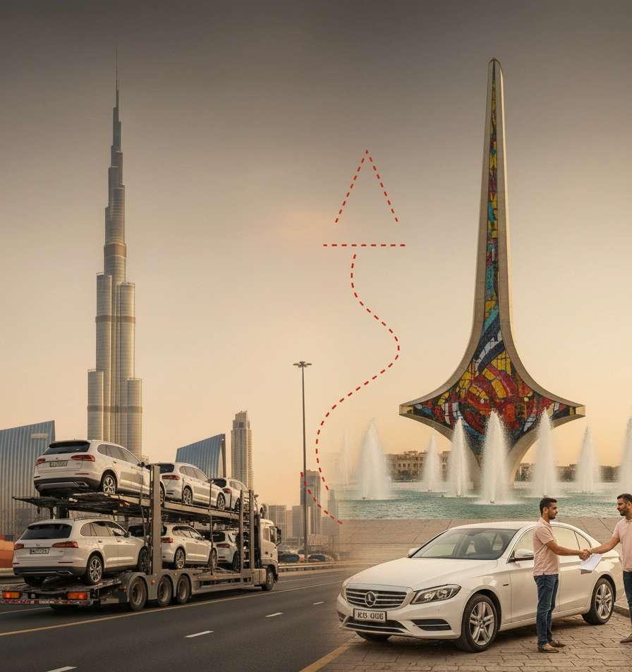 shipping cars from uae to syra